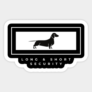 Long & Short Security Sticker